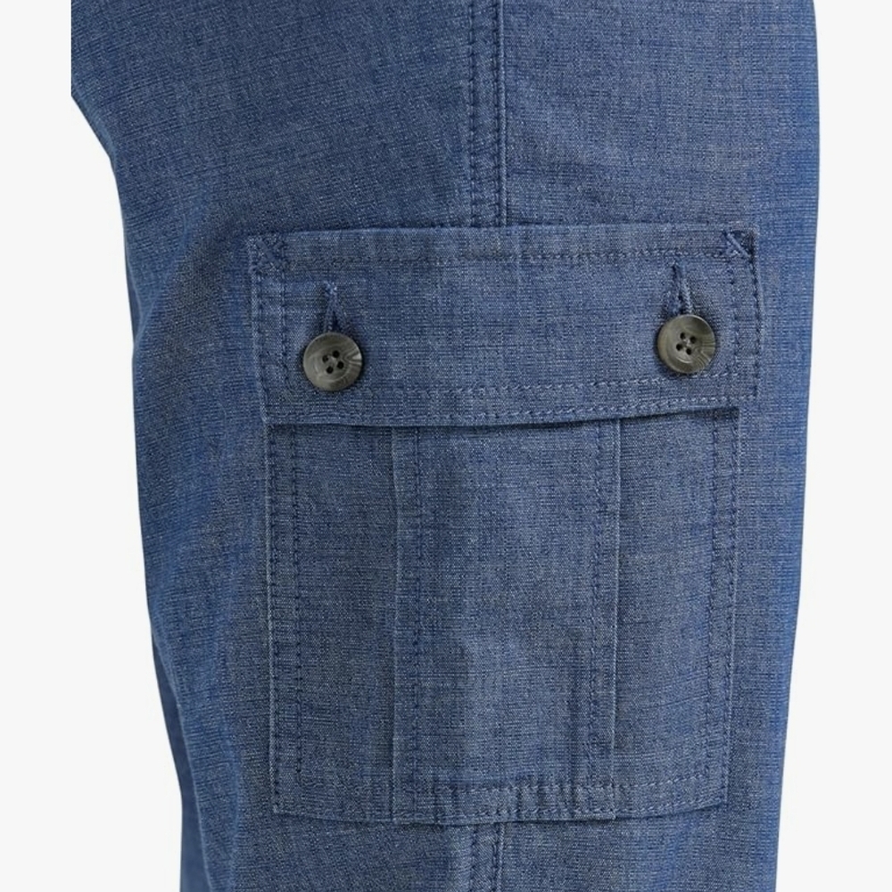 Lee Womens Blue Cargo Capri Pants Size 4 - Picture 4 of 9